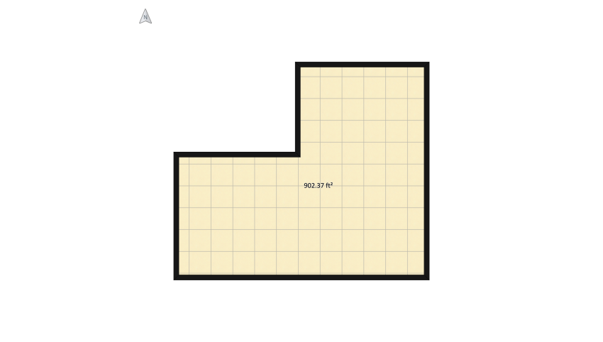 Living Small  floor plan 88.87