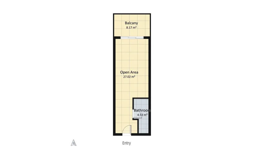 The Quarter floor plan 39.73