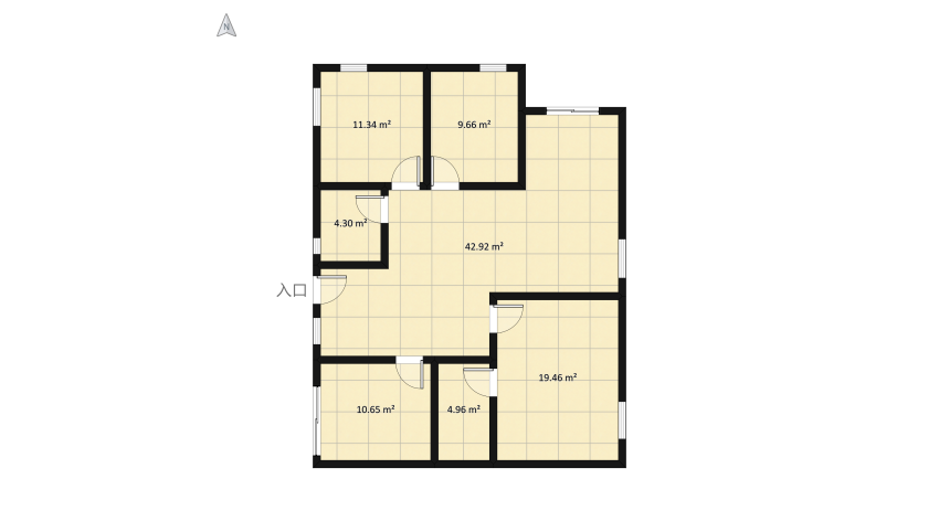 TECNO-Plànol casa floor plan 116.74