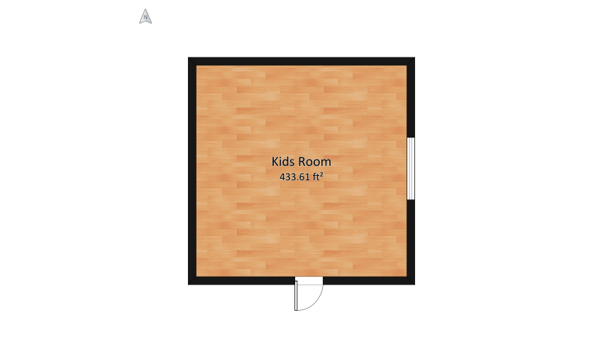 Kids room floor plan 43.39