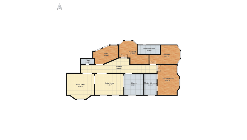 Appartement Haussmannien floor plan 299.51