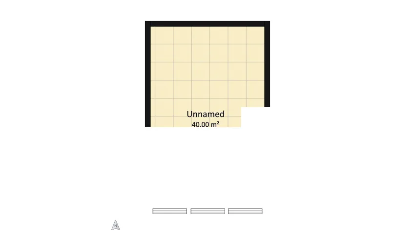 Small modern loft floor plan 88.79
