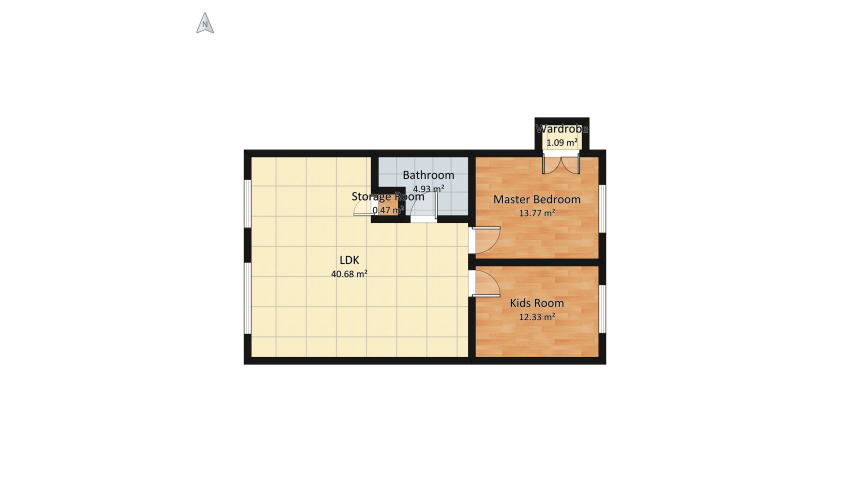 Monic floor plan 82.47