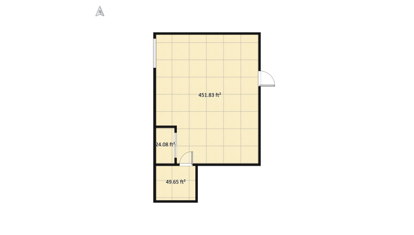 Studio Design floor plan 51.66
