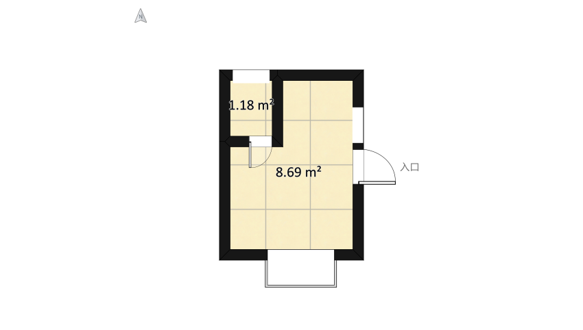 Tiny apartment floor plan 12.09