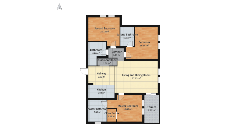 East Side Living floor plan 144.92