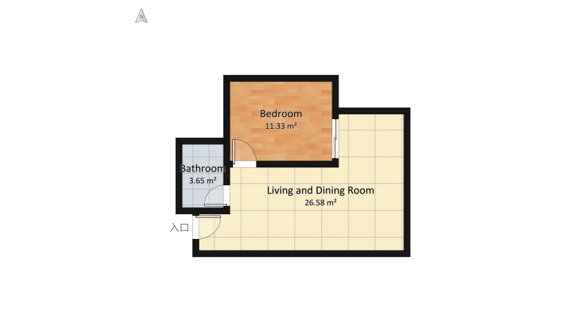Nascimento floor plan 47.36