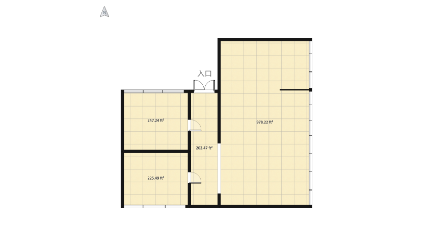 appartement floor plan 166.03