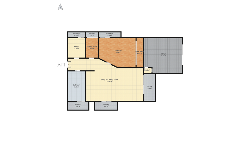 Couple Home floor plan 418.52