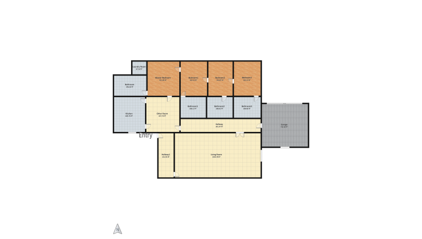 Casa grande floor plan 557.8