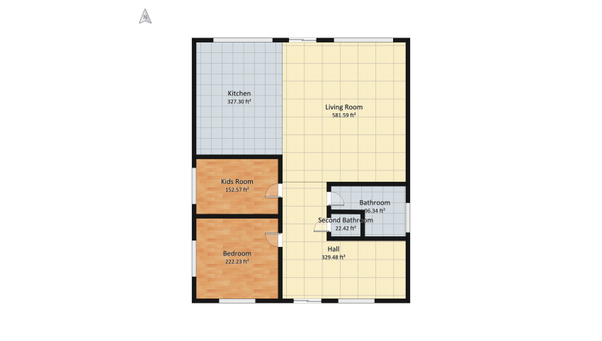 House 3 floor plan 174.92