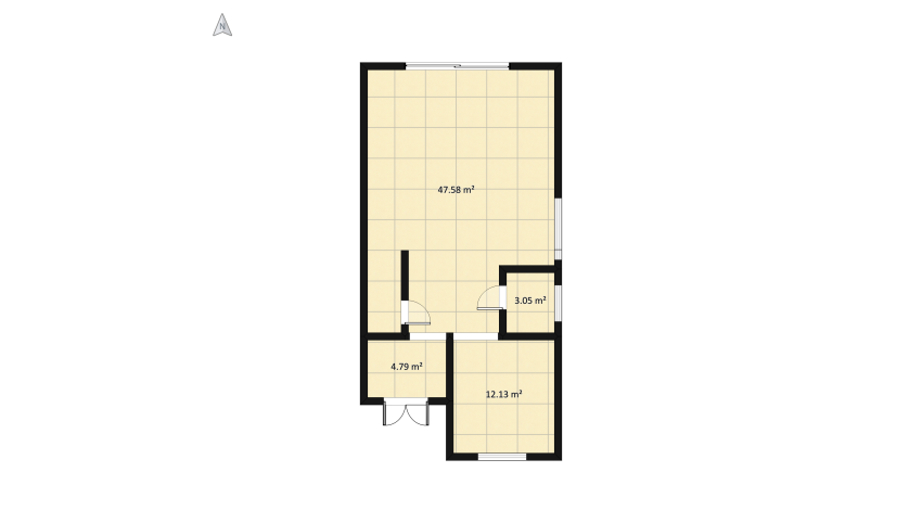Casa Sibi Negea floor plan 75.52