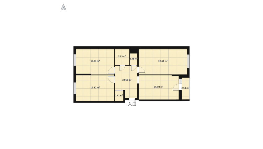 3ка floor plan 99.89