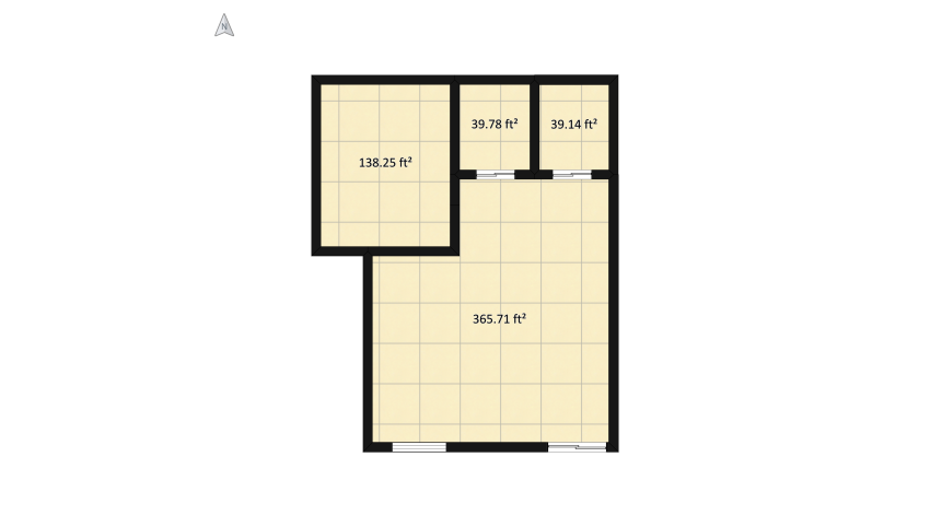 Current Floor Plan of HubVentures floor plan 60.68