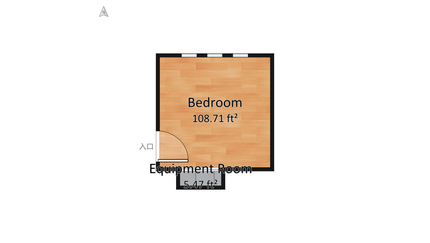 My Bedroom (Ethan) floor plan 11.44