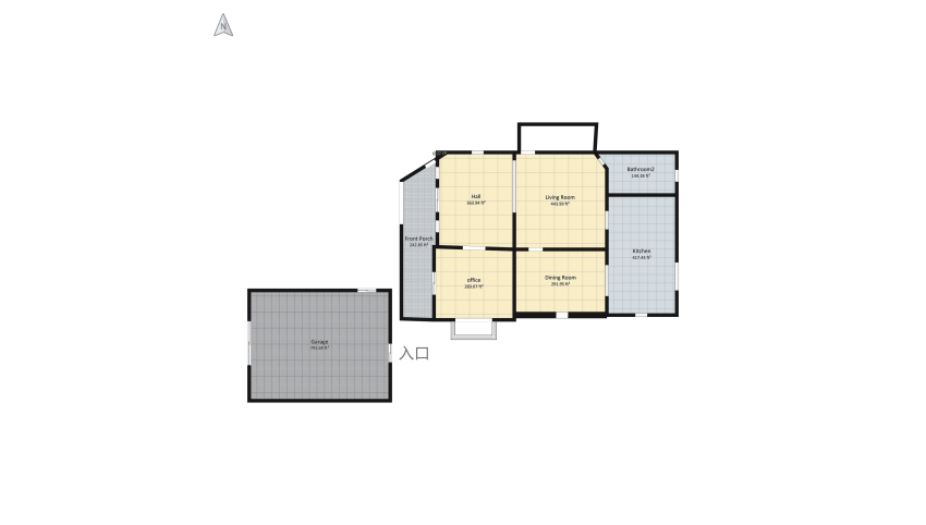 Homestyler Assignment ART- Dream Home floor plan 918.6
