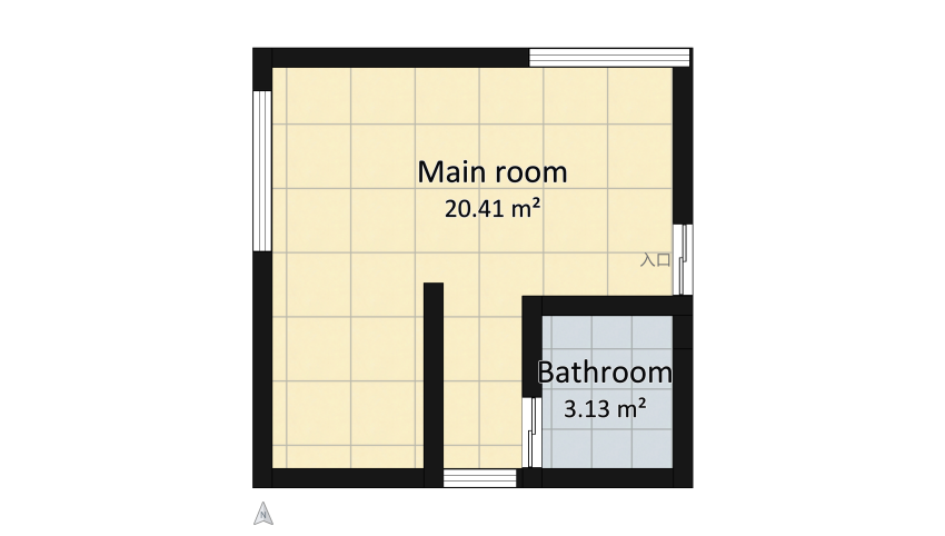 Tiny house floor plan 23.54