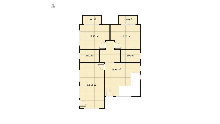 PROPOSED 2-STOREY HOUSE floor plan 264.86