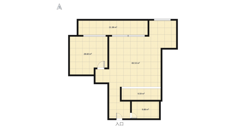 house floor plan 168.84