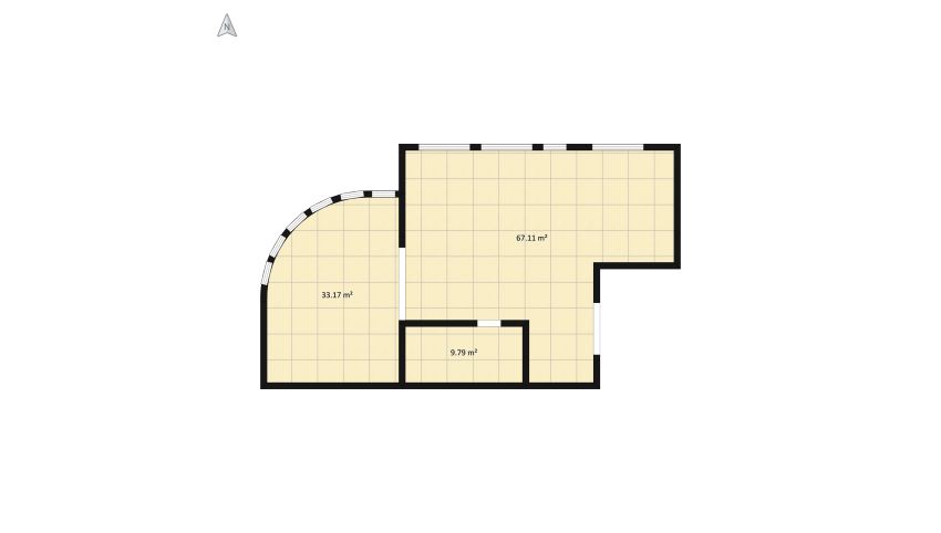 THE MID CENTURY APARTMENT floor plan 114.85