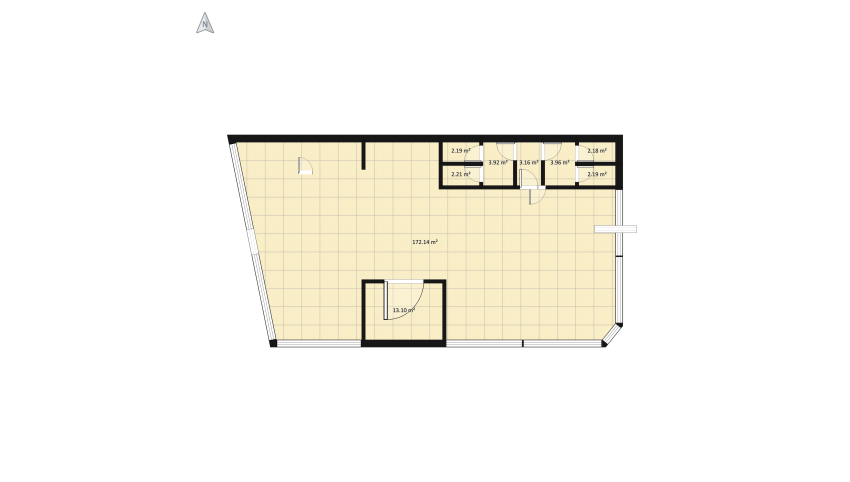 #HSDA - Commercial - Le Fanfaron - second floor floor plan 224.93