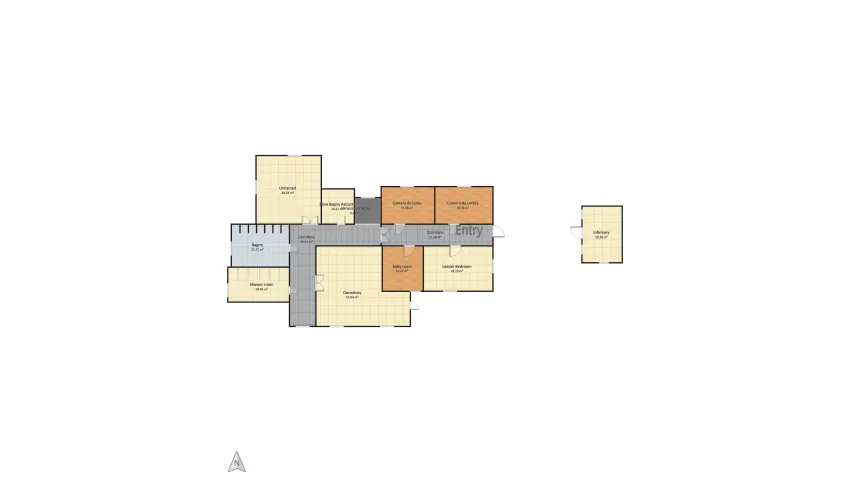 Safe shlter (second floor) floor plan 308.22