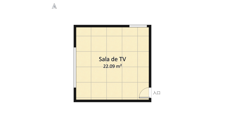 Sala dos Afetos floor plan 23.53