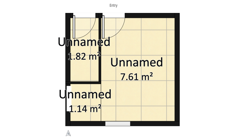 Modern Bathroom. floor plan 8.9