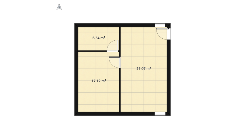 Colour theme floor plan 56.34