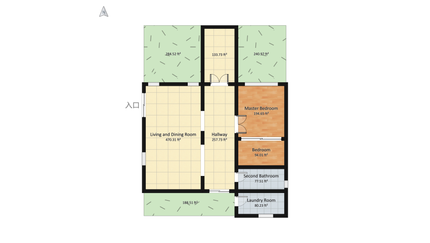 Classical Contemporary style floor plan 207.3