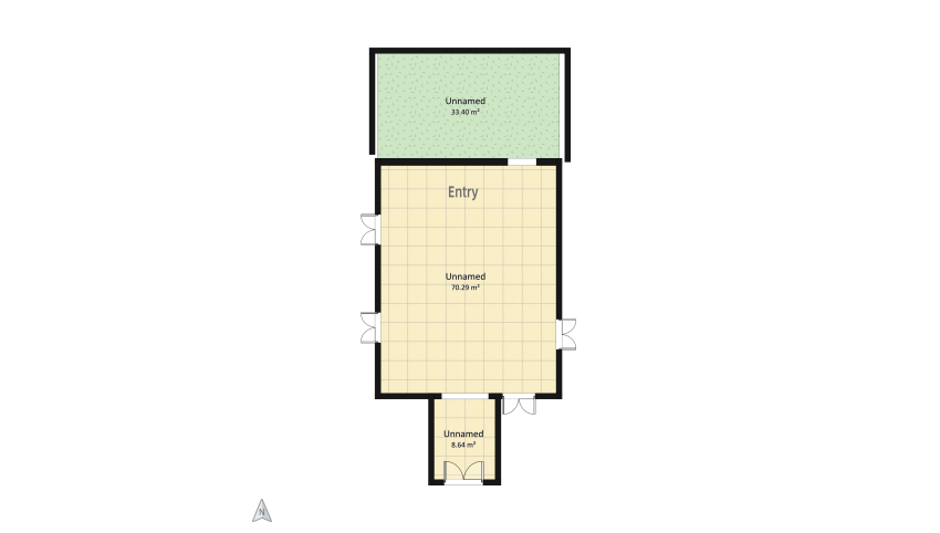 Syrian traditional home floor plan 112.34