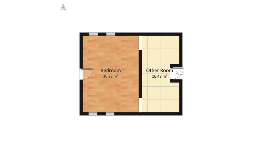 bedroom floor plan 47.62