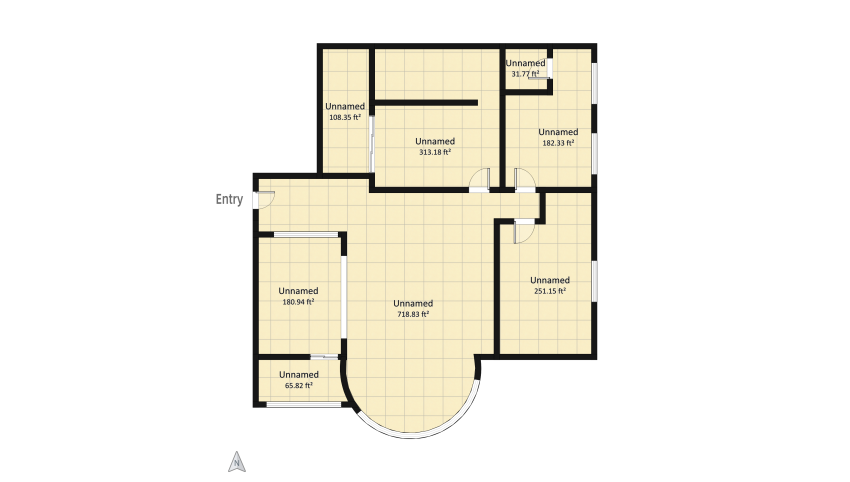 Sergio's apartment floor plan 172.09