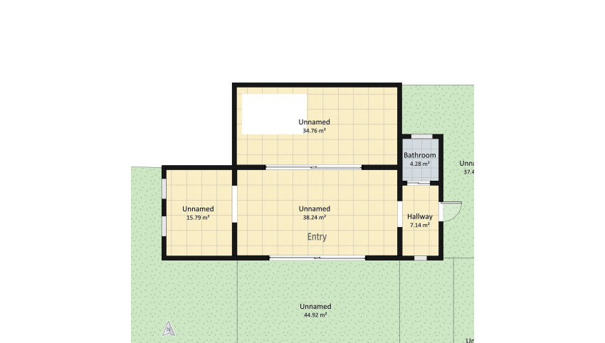 Natural wood style for web floor plan 429.07