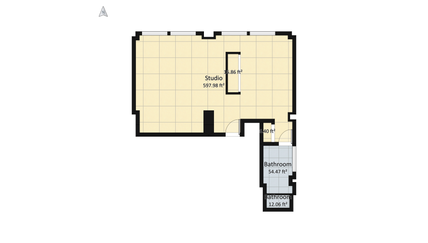 #HSDA2021Residential - LA Studio floor plan 71.23