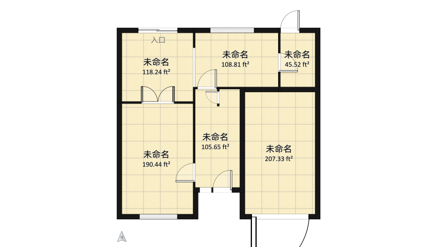 Copy of WDL Oxwich floor plan 143.79