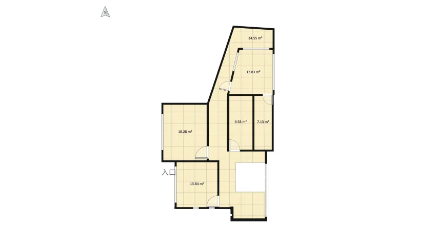 casa residencial floor plan 600.88