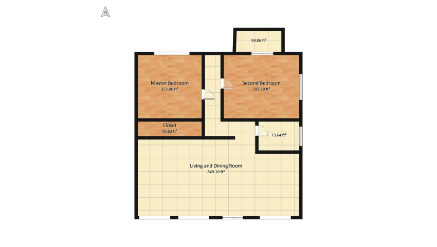 The Mansion floor plan 163.61