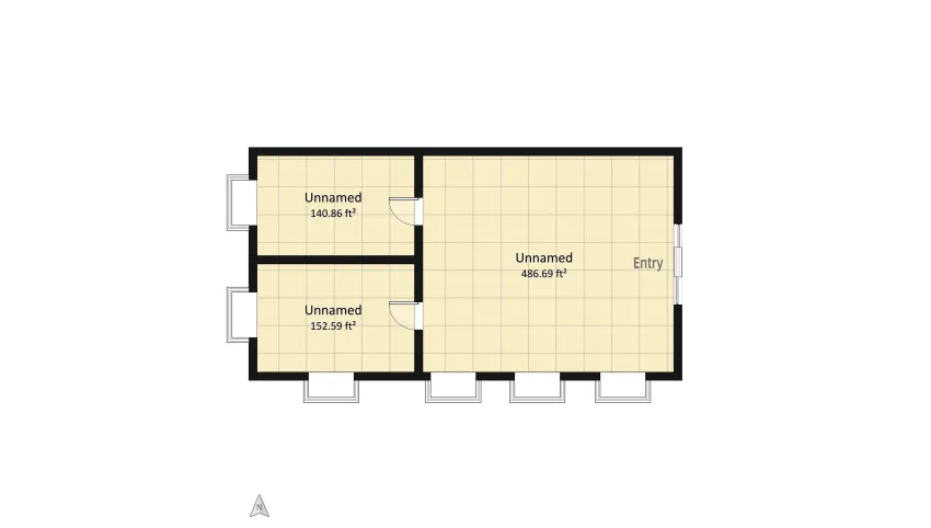 TINY HOUSE EN PLEINE MER floor plan 158.88