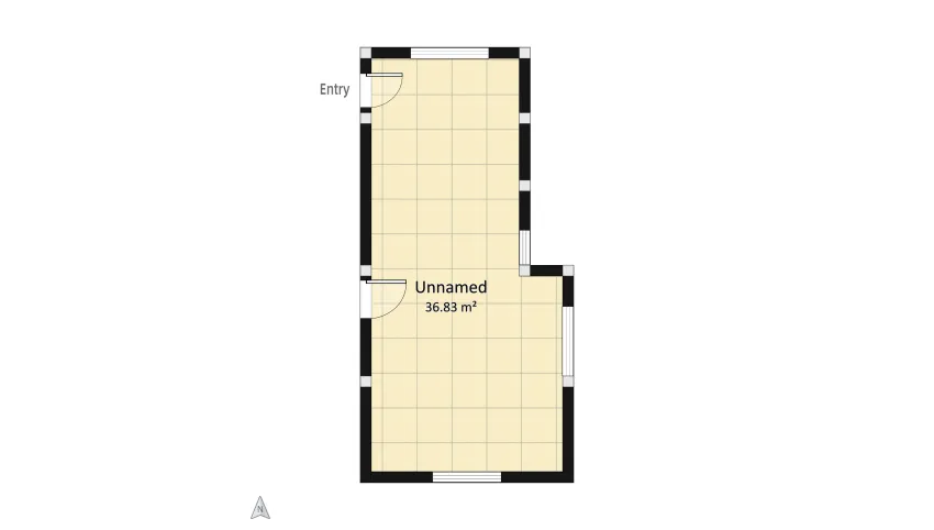 Rustic style floor plan 36.84