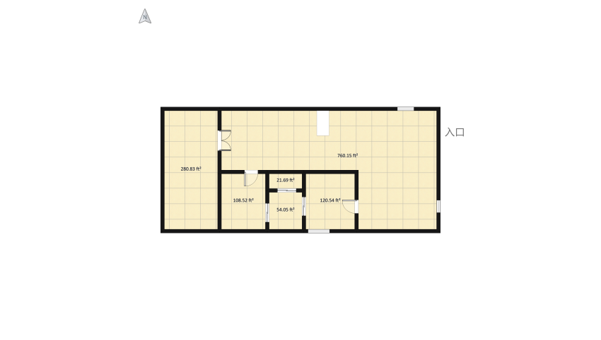 Model Beach Home floor plan 418.17