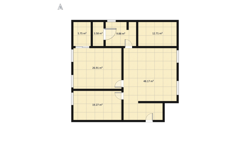 Appartamento floor plan 141.21