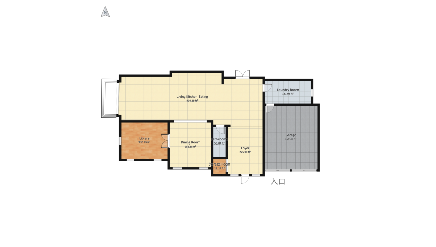 Two Story Single Family Home floor plan 467.72