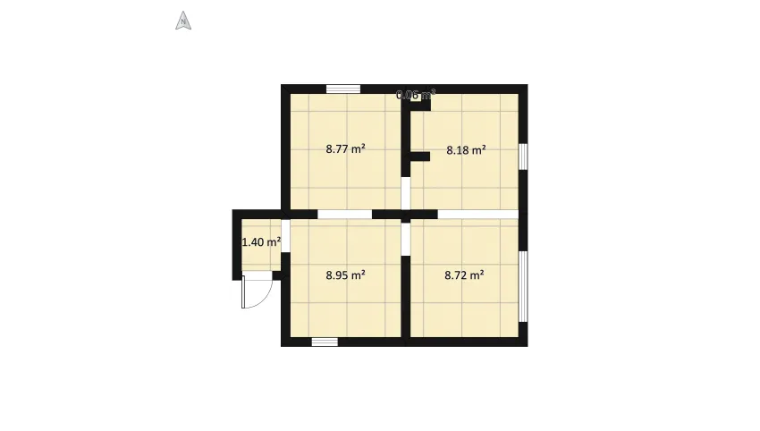 CubeFlat floor plan 42.92