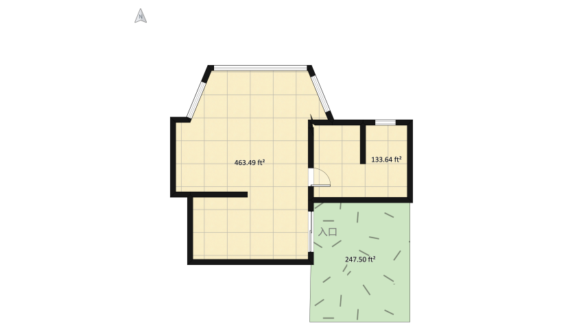 Petite  House floor plan 43.48