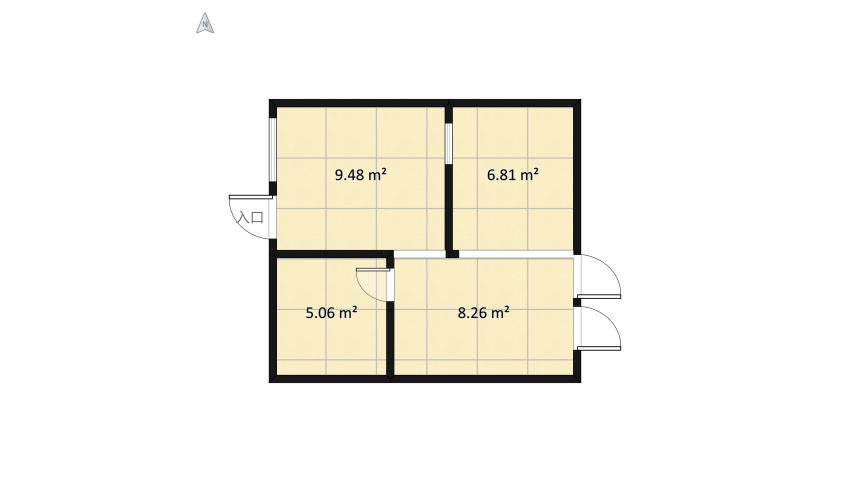 minimlism floor plan 10.44