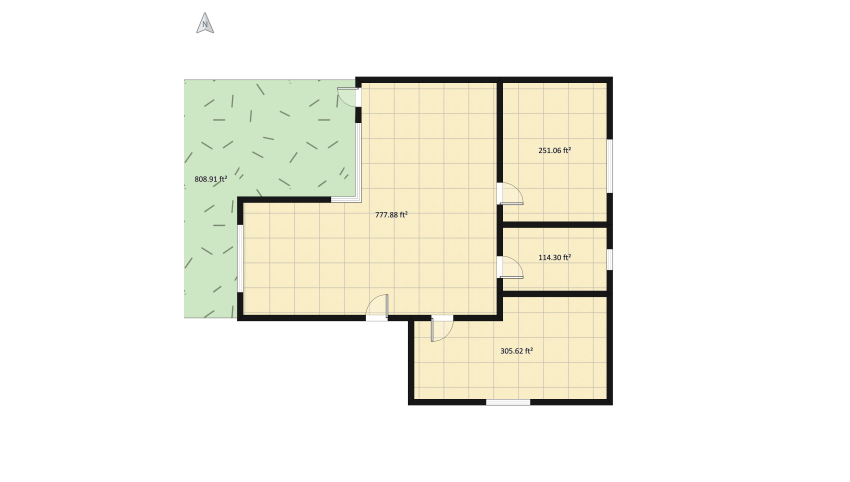 Home floor plan 221.48