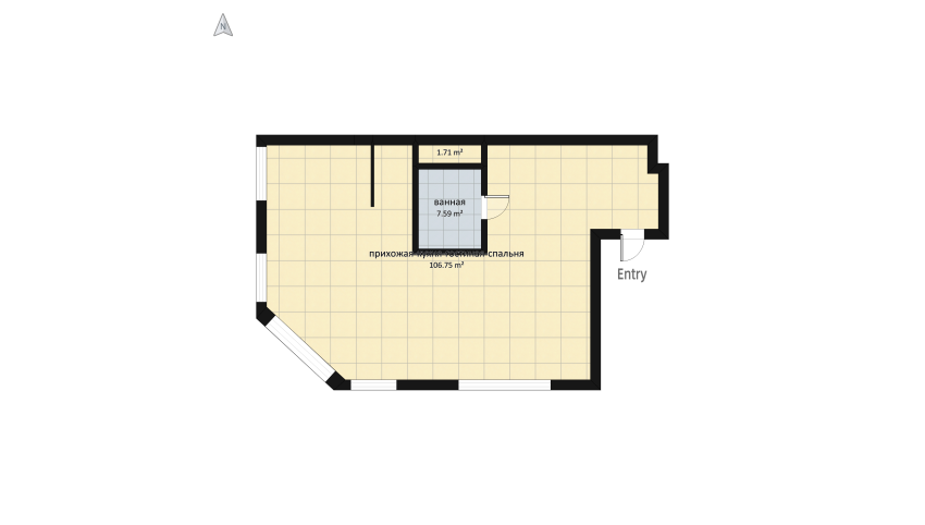 apartment project. skidel-sky school floor plan 129.6