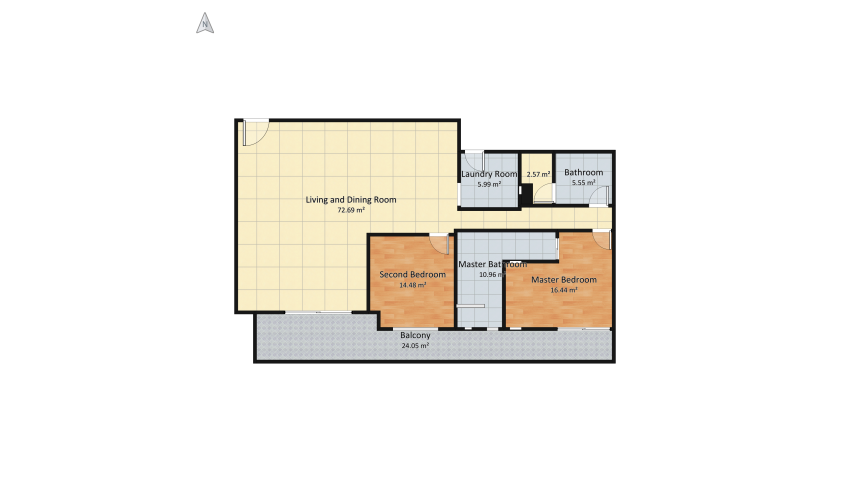 Big Apartment floor plan 165.36