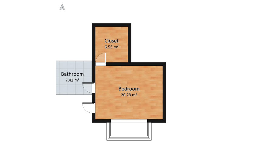 Sophisticated, Dark Luxury Suite floor plan 38